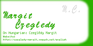 margit czegledy business card