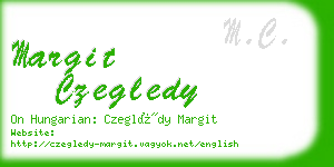 margit czegledy business card